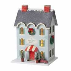 Holiday Hotel Light Up Christmas Village House