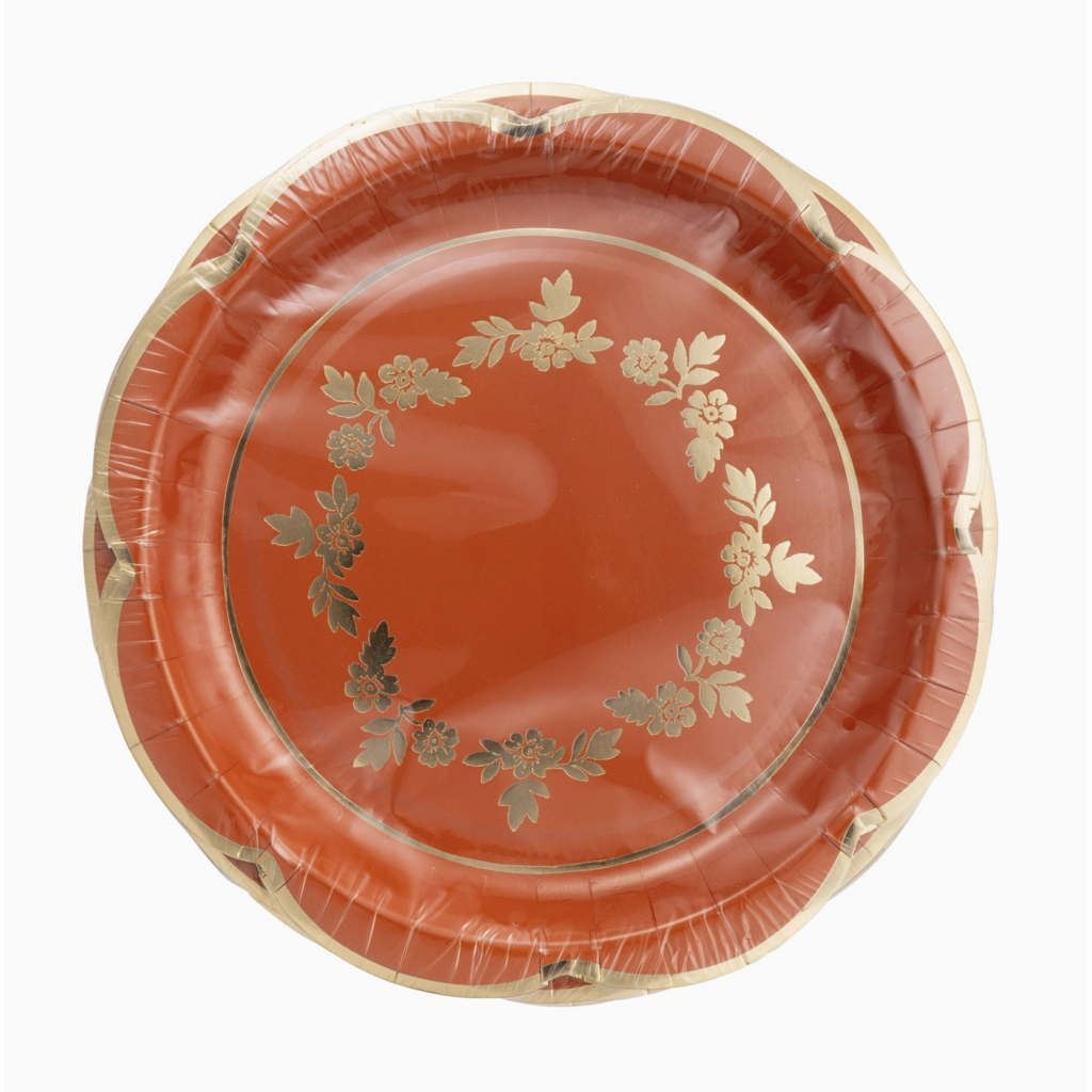 Floral Ring 9" Plates