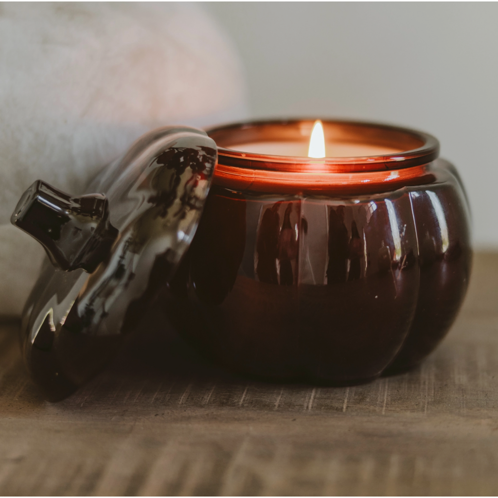 Hello Fall Pumpkin Jar Soy Candle