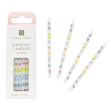 Pastel Floral Birthday Candles