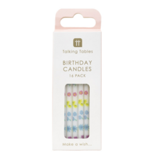 Pastel Floral Birthday Candles