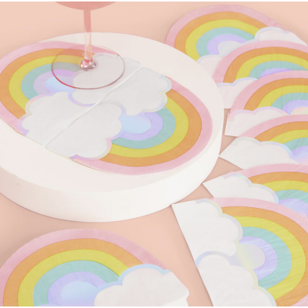 Rainbow Pastel Napkins