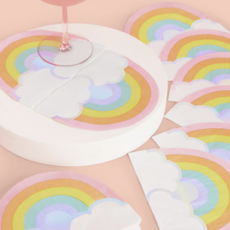 Rainbow Pastel Napkins