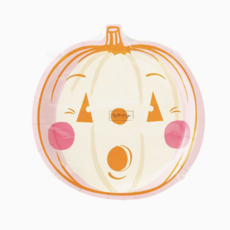 Pink Pumpkin Plates