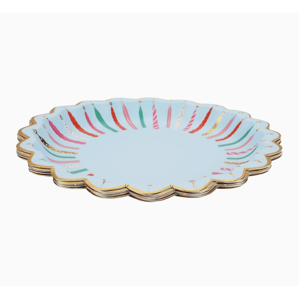 Birthday Candles Dessert Plates