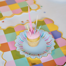Birthday Candles Dessert Plates