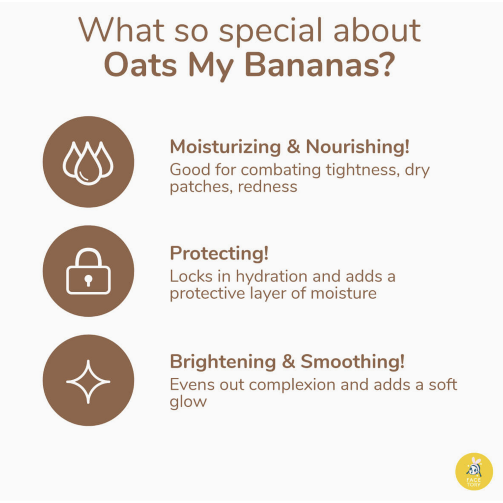 Oats My Banana Soothing Sheet Face Mask