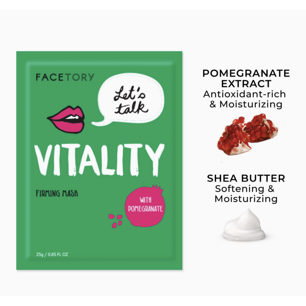 Let's Talk Vitality Firming Face Mask