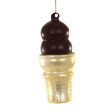 Chocolate Dipped Cone Ornament