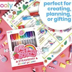 Very Berry: Strawberry Scented Gel Pens (Set of 12)