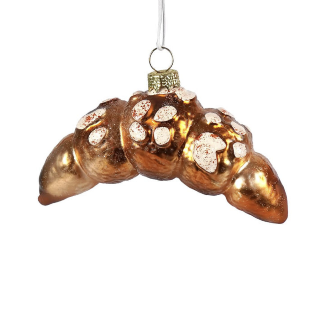 Almond Croissant Ornament