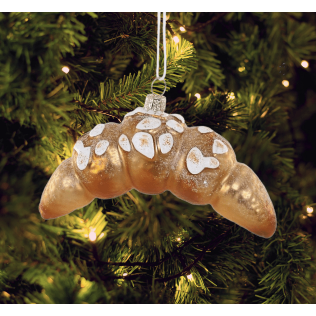 Almond Croissant Ornament