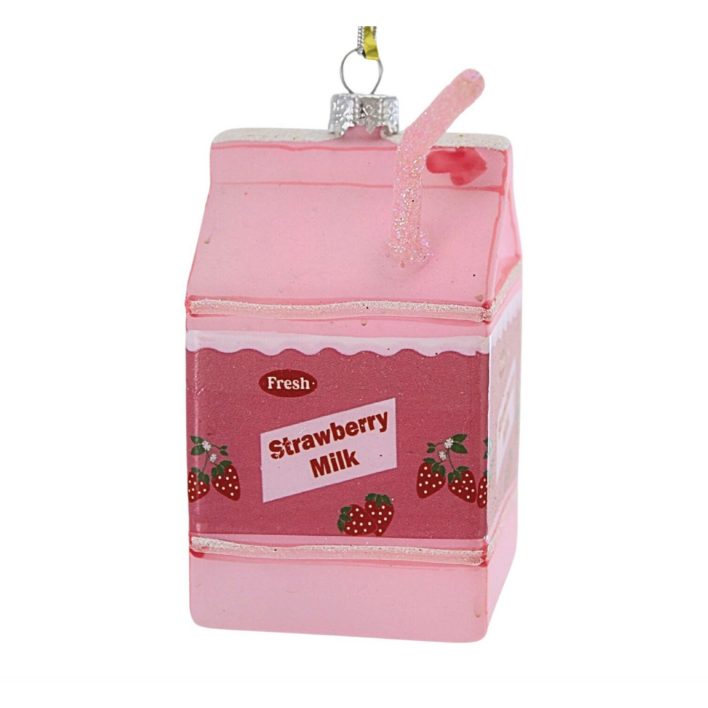 Strawberry Milk Ornament