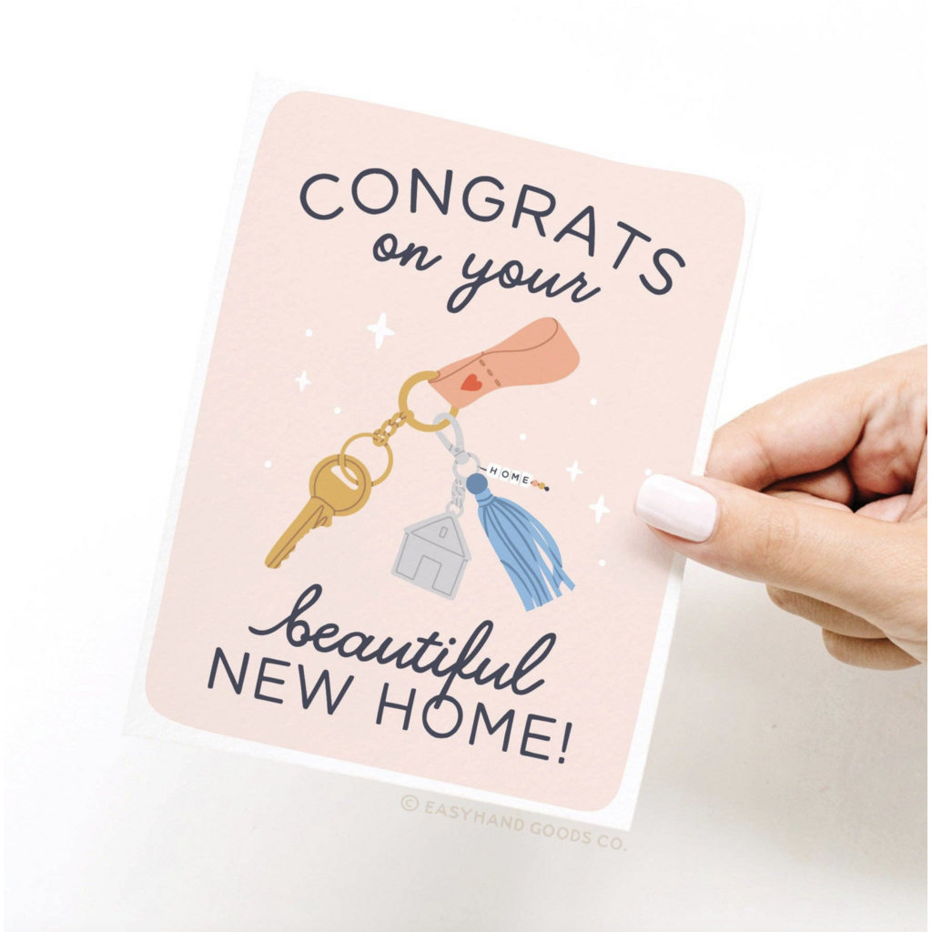 Congrats On Your New Home Keychain Card