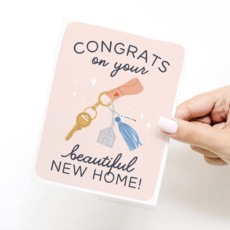 Congrats On Your New Home Keychain Card