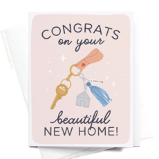 Congrats On Your New Home Keychain Card