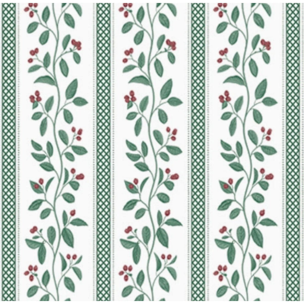 Christmas Berries Continuous Gift Wrap Roll
