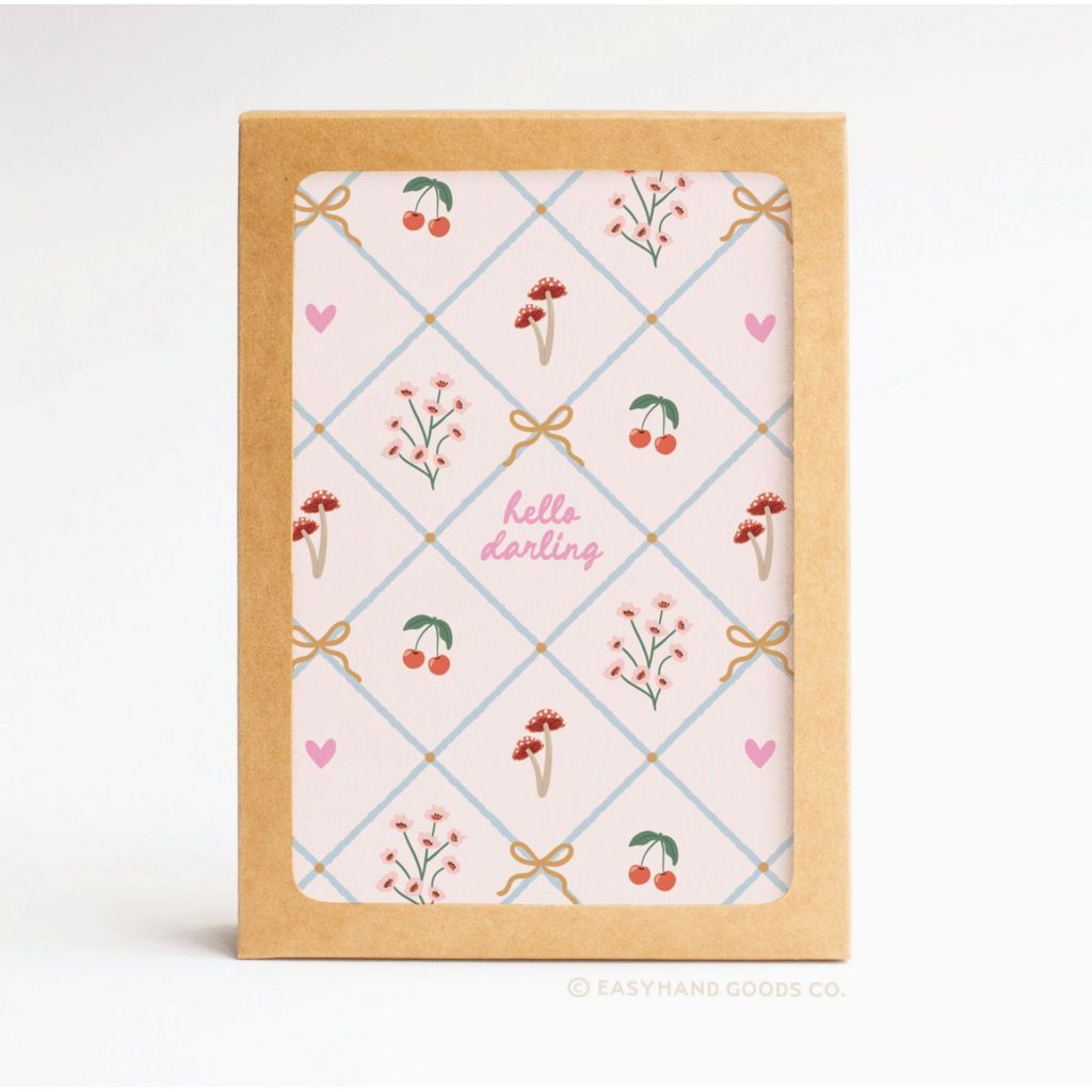 Hello Darling Coquette Folded Cards Set