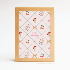 Hello Darling Coquette Folded Cards Set