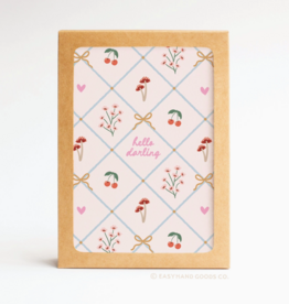 Hello Darling Coquette Folded Cards Set