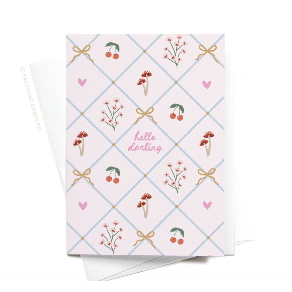 Hello Darling Coquette Folded Cards Set