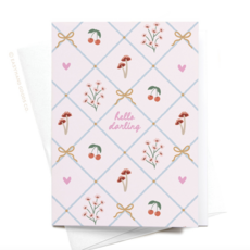 Hello Darling Coquette Folded Cards Set