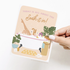 Soak It In Bubble Bath Birthday Card