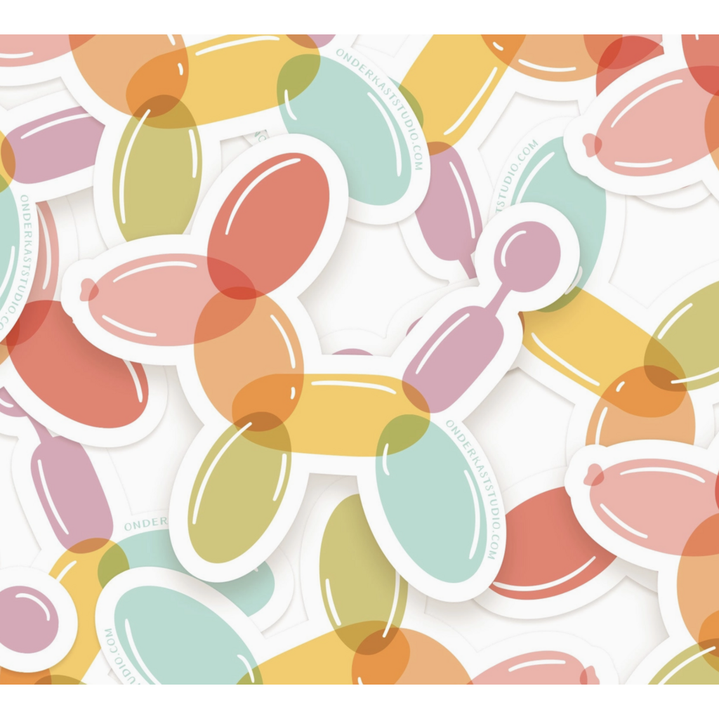 Balloon Animal Sticker