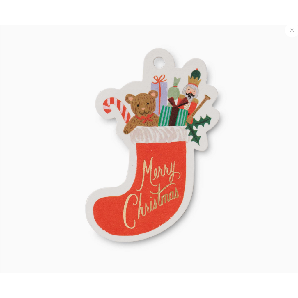 Nutcracker Stocking Gift Tags Pack