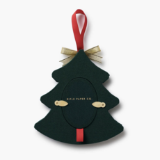 Christmas Tree Embroidered Frame Ornament