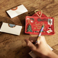 Santa Letter Embroidered Ornament