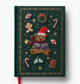 Beary Christmas Embroidered Journal