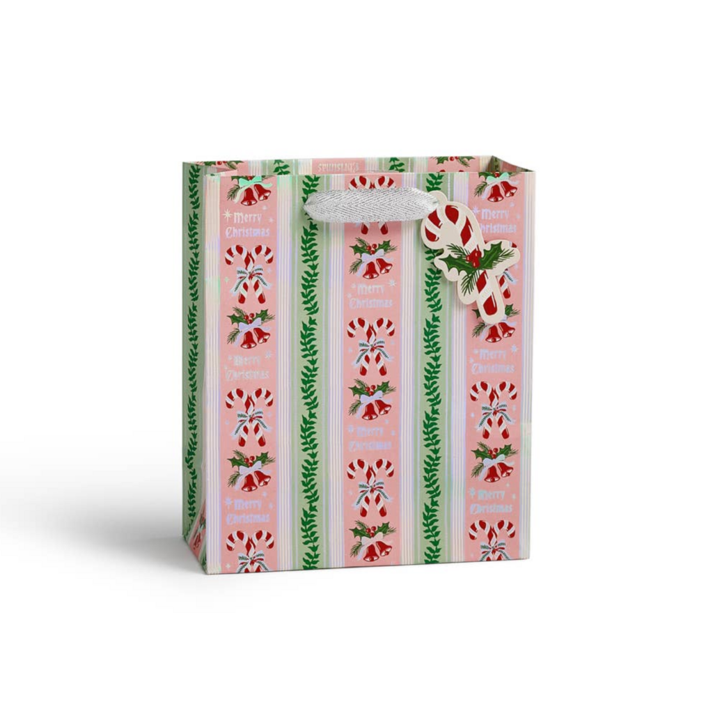 Candy Cane Stripe Gift Bag