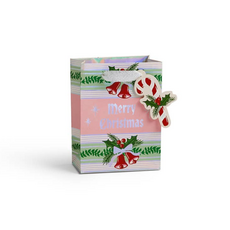 Candy Cane Stripe Gift Bag