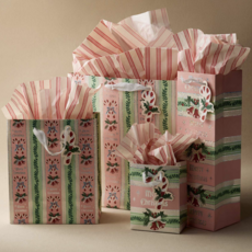 Candy Cane Stripe Gift Bag