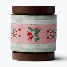 Candy Cane Stripe Jacquard Ribbon