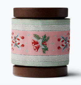 Candy Cane Stripe Jacquard Ribbon