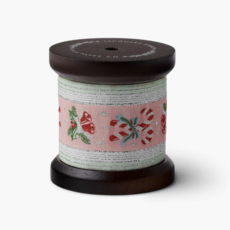 Candy Cane Stripe Jacquard Ribbon