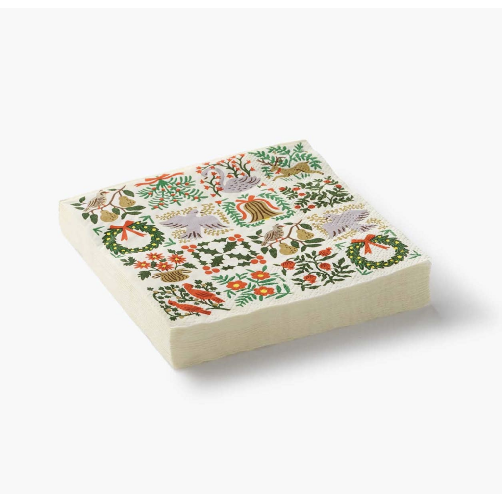 Christmastide Cocktail Napkins