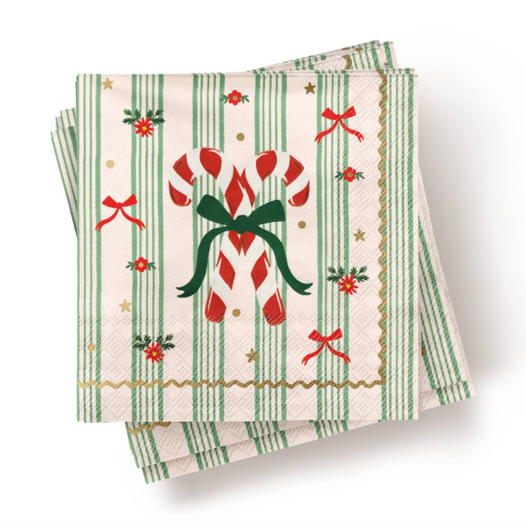 Holly Jolly Paper Cocktail Napkins