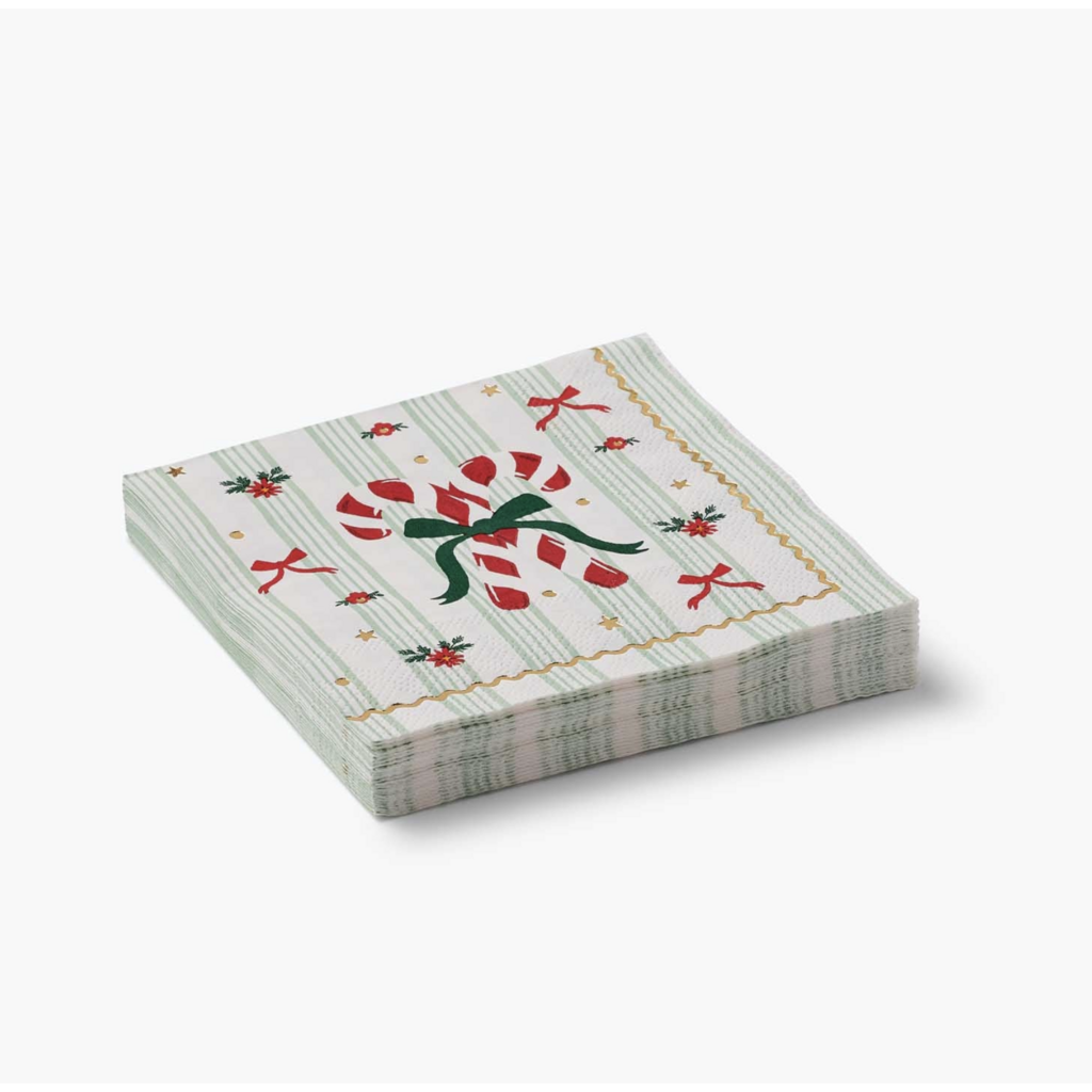 Holly Jolly Paper Cocktail Napkins