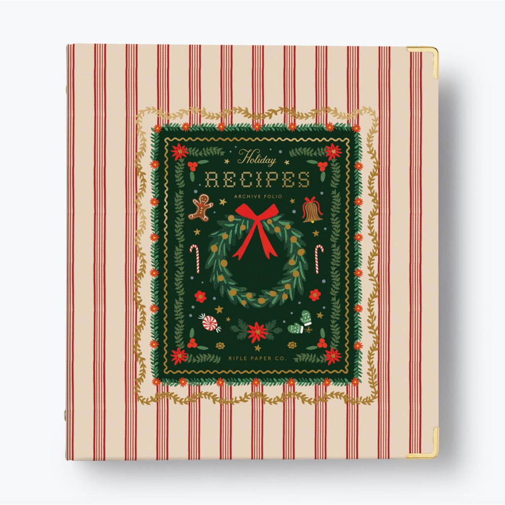 Holly Jolly Recipe Binder