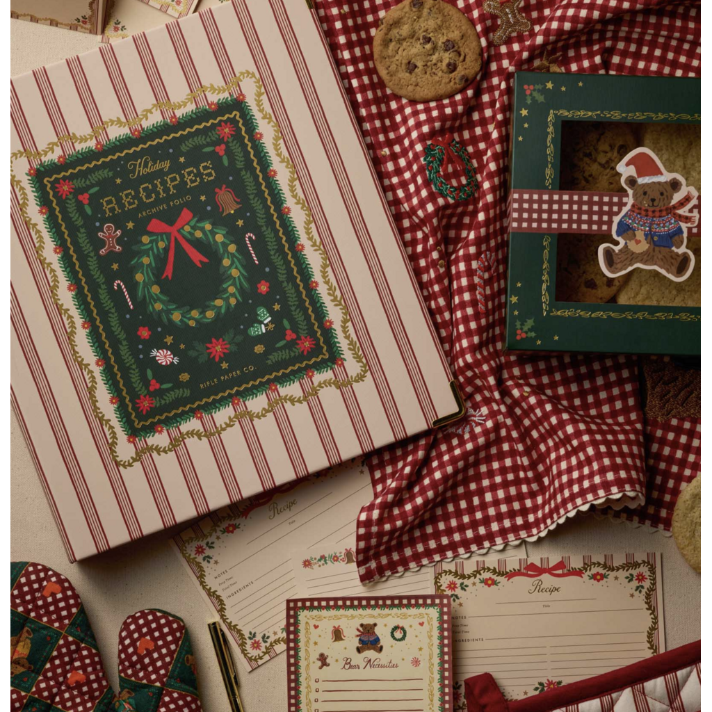 Holly Jolly Recipe Binder