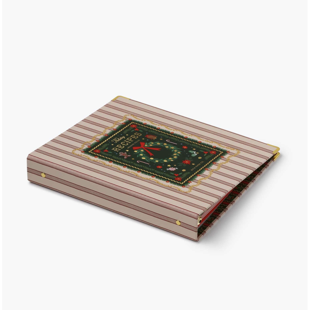 Holly Jolly Recipe Binder