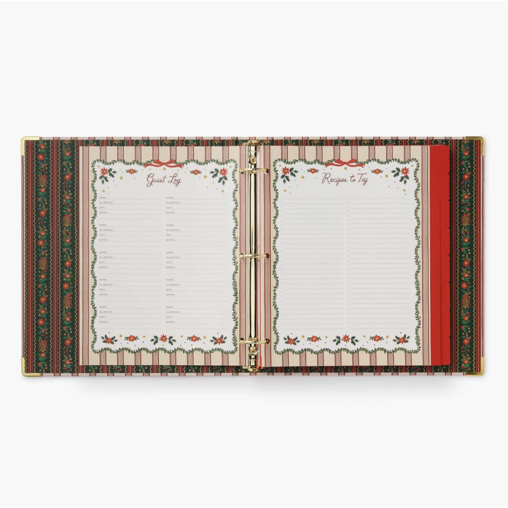Holly Jolly Recipe Binder