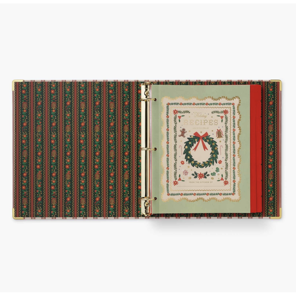 Holly Jolly Recipe Binder