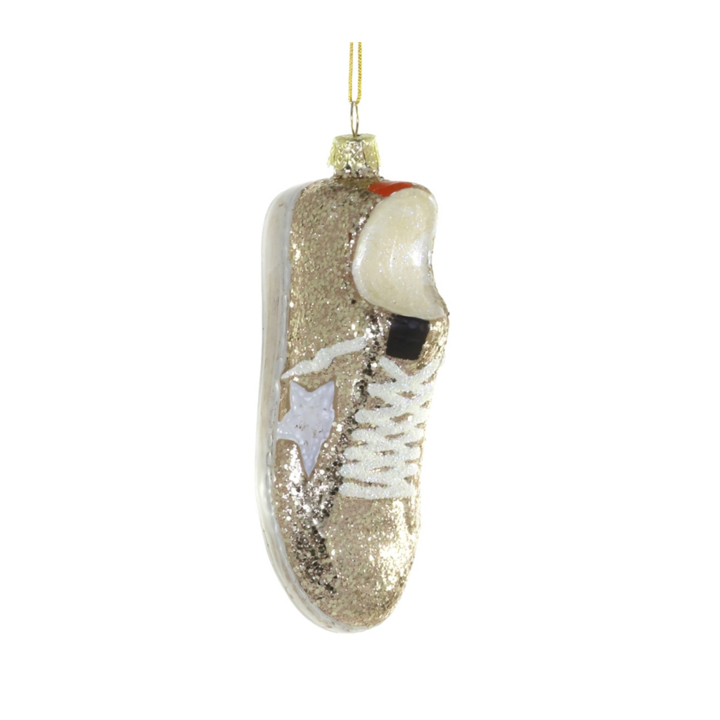 Luxe Star Sneaker Tan Ornament