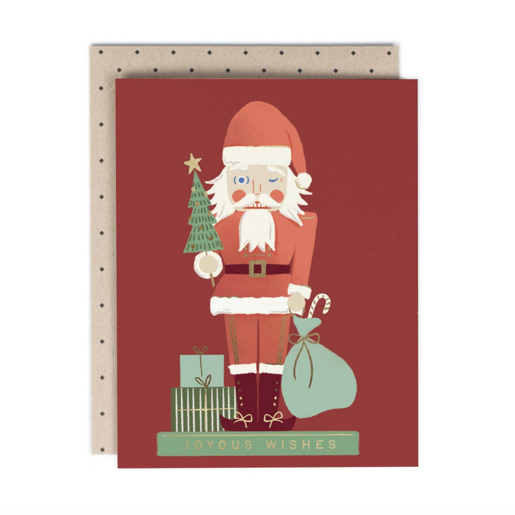 Nutcracker Santa Card