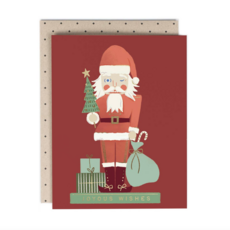 Nutcracker Santa Card