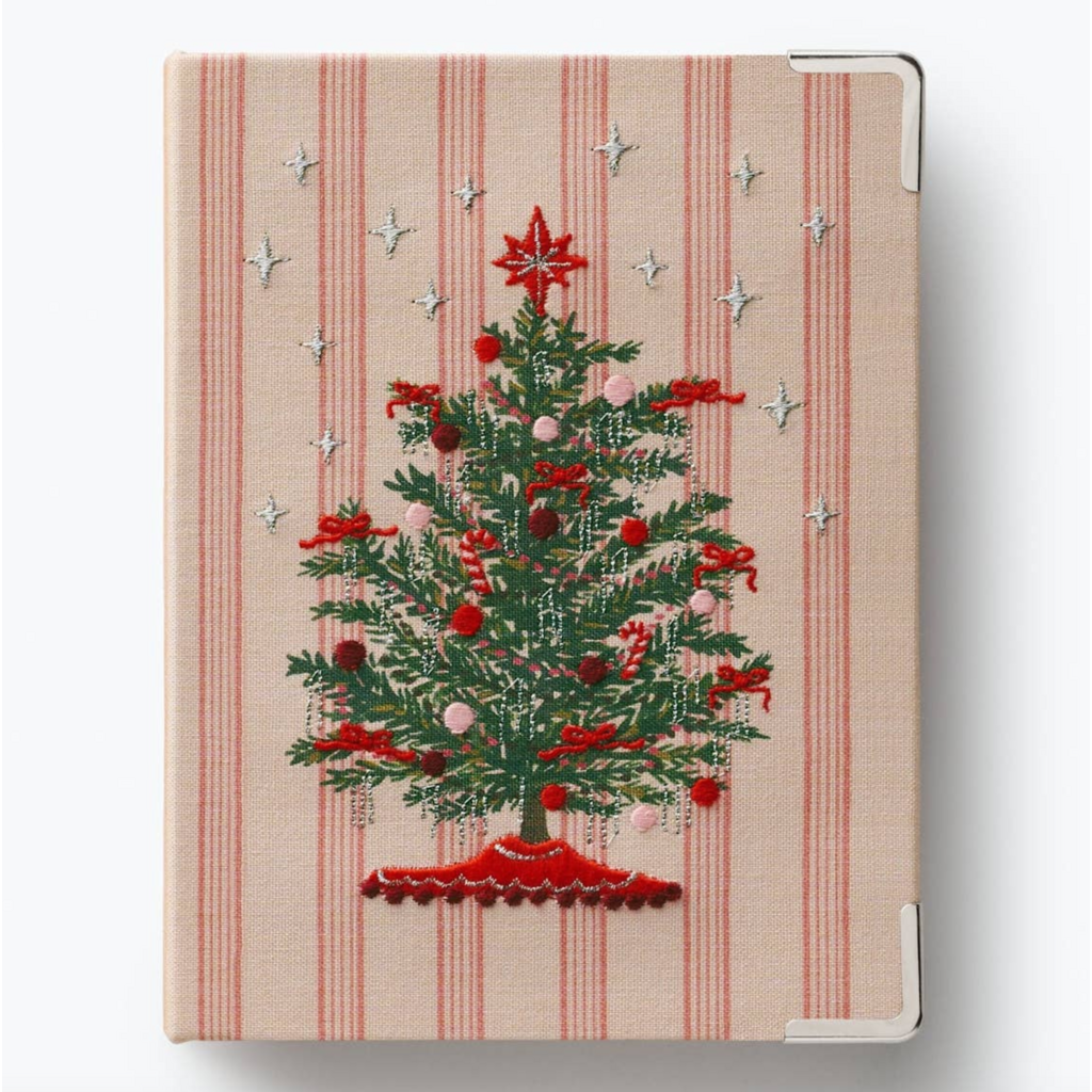Tinsel Tree Embroidered Small Photo Album